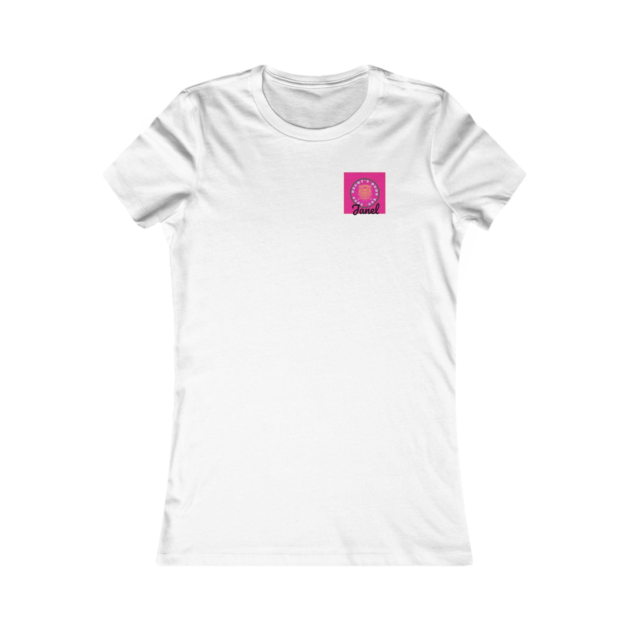 Women’s Favorite Tee – Pink Logo