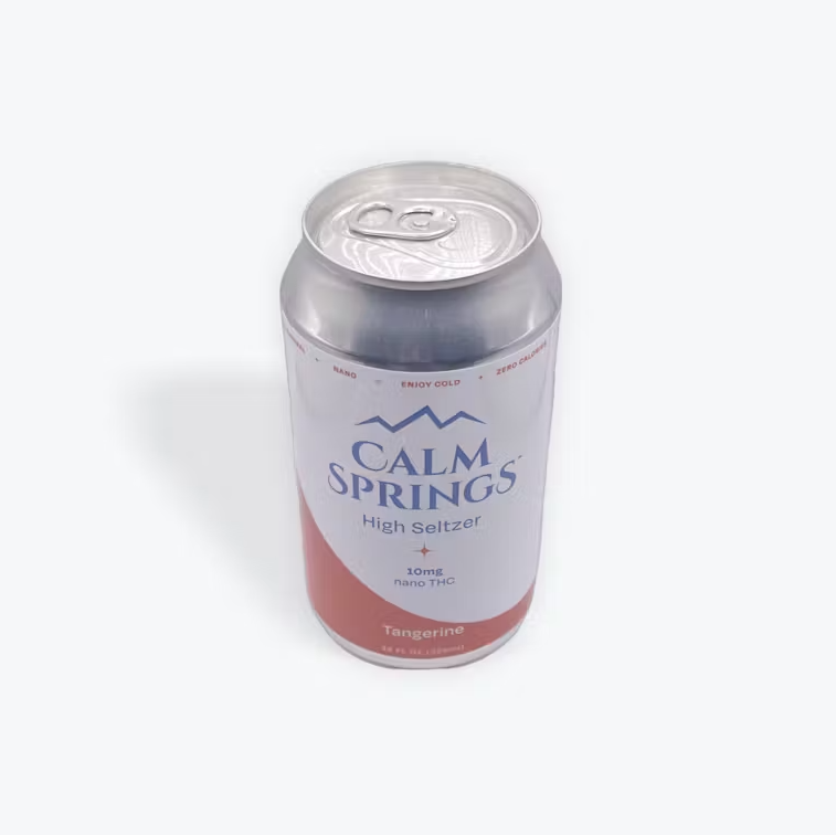 Tangerine 10MG Nano Thc seltzer- Calm Springs