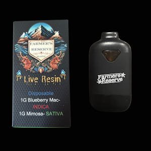 2 Gram Flavor Switch Pod-1G-Mimosa+ 1G-Blueberry Mac