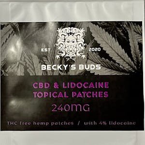 CBD & Lidocaine Patches (240mg)