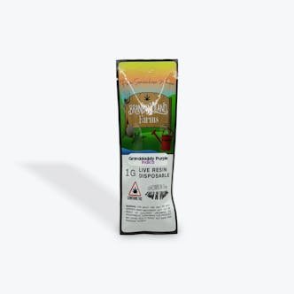Granddaddy Purple Live Resin Disposable Vape Pen 1G